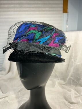 Union made vintage hat with vail